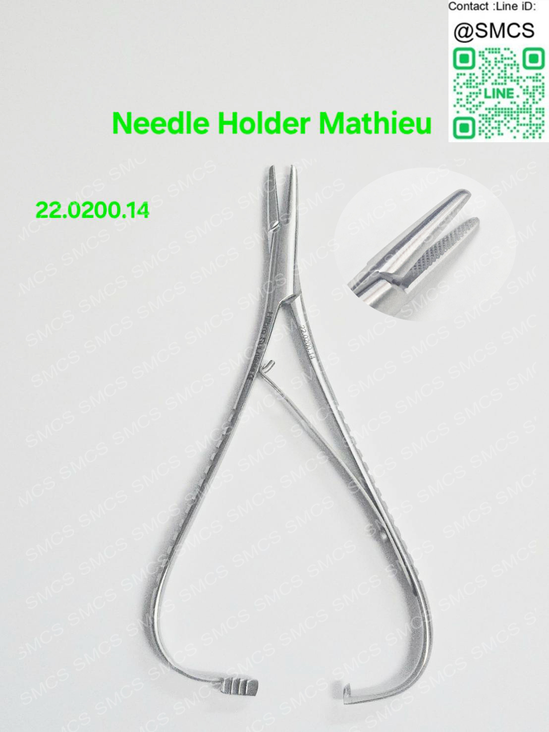คีมจับเข็ม Needle Holders Mathieu 14cm.