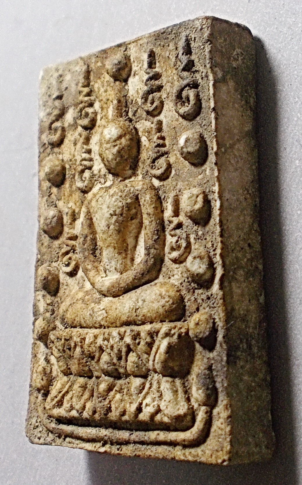 สมเด็จคู่ชีวิต พิมพ์ใหญ่ ลงกรุ หลวงปู่หมุน ปี 2541 เนื้อผงหลังแบบ วัดหลักเมืองพัฒนาราม