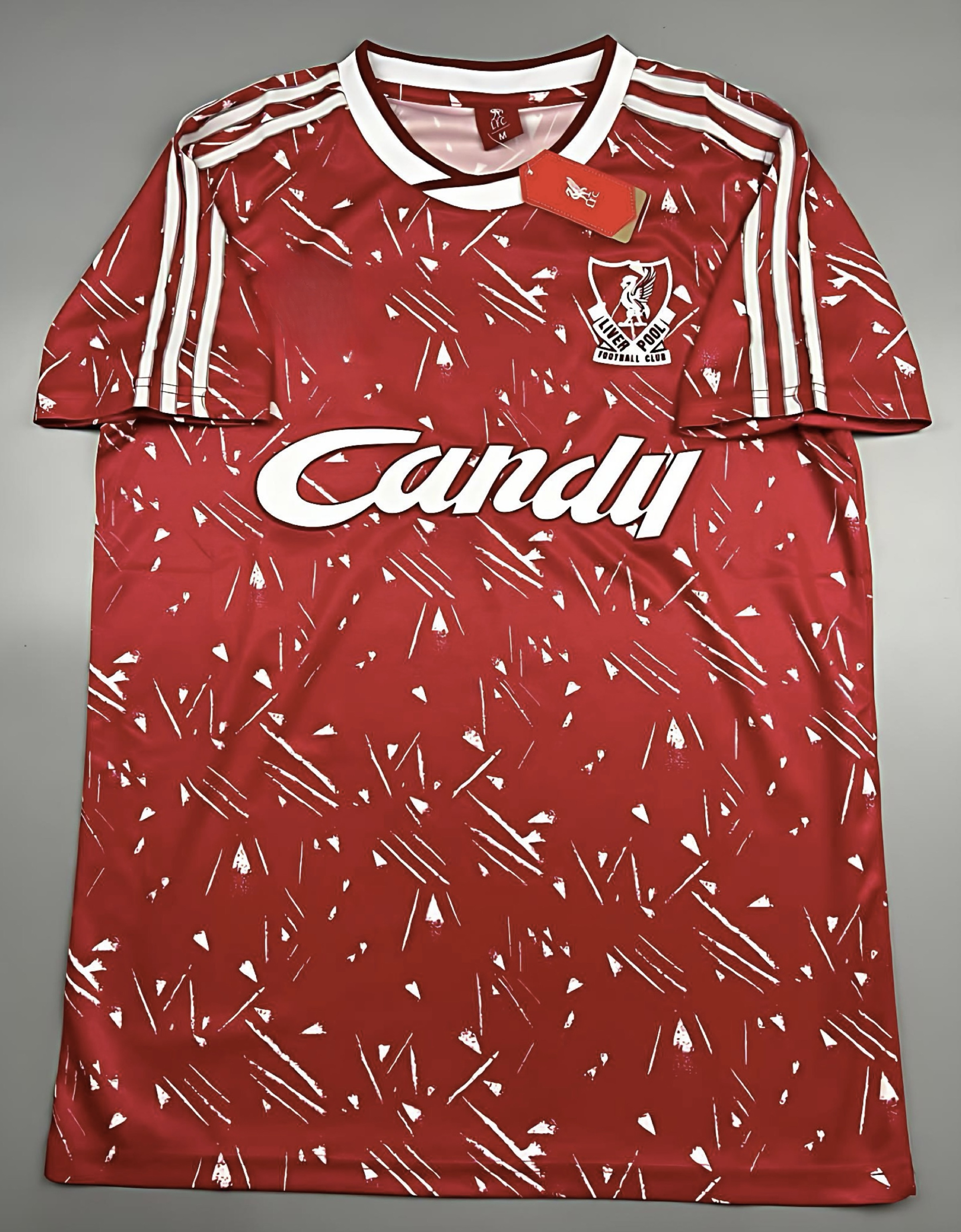 เสื้อย้อนยุค ลิเว่อ เกรดเเฟนบอล Retro Home ลายไผ่ เรโทรคลาสสิค 1989-91