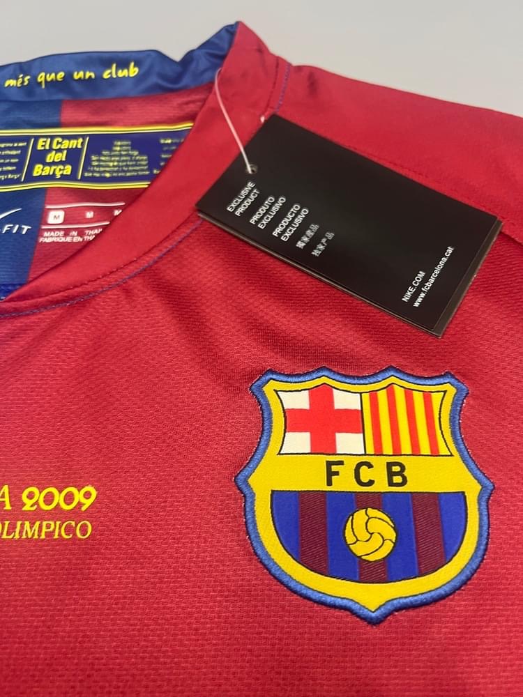 Retro เสื้อบอล ย้อนยุค บาร์เซโลน่า 2008 เหย้า Retro Barcelona Home 2008-09 เรโทร คลาสสิค