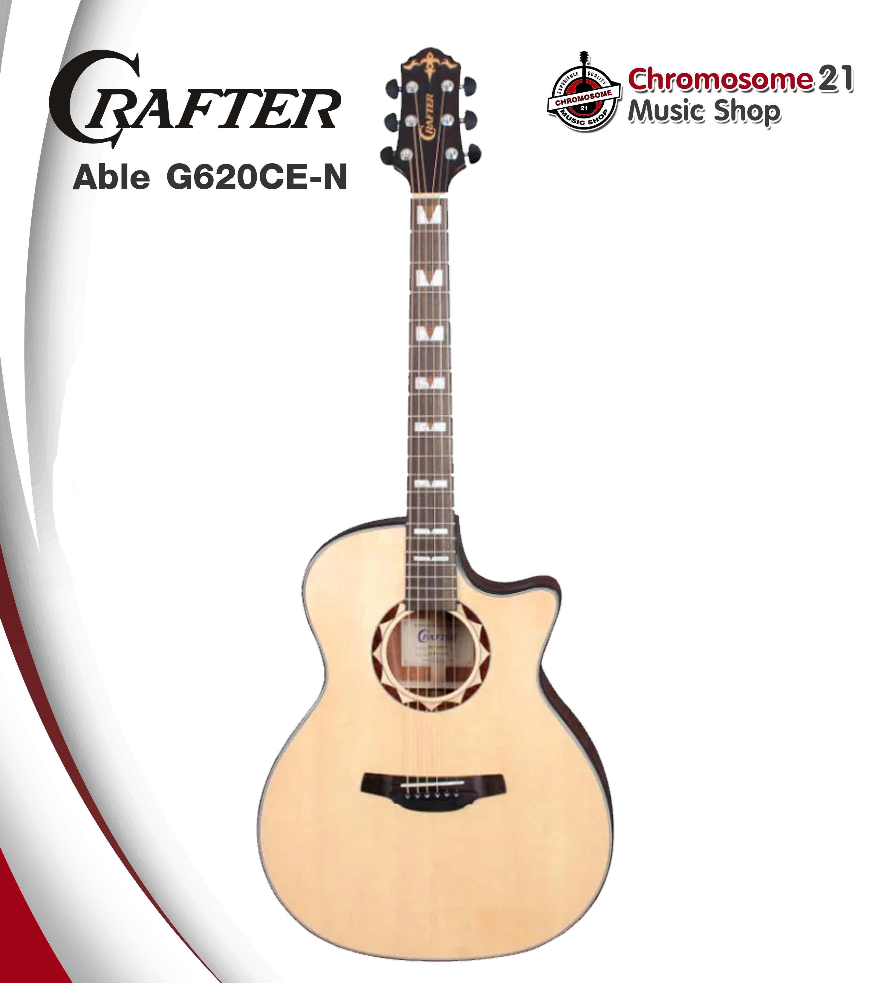 กีตาร์โปร่งไฟฟ้า Crafter ABLE G-620 CE (Top Solid)