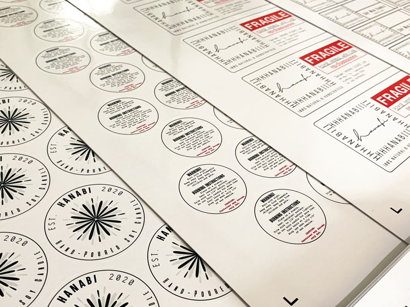 ฉลากสินค้า สติกเกอร์ติดสินค้า A3