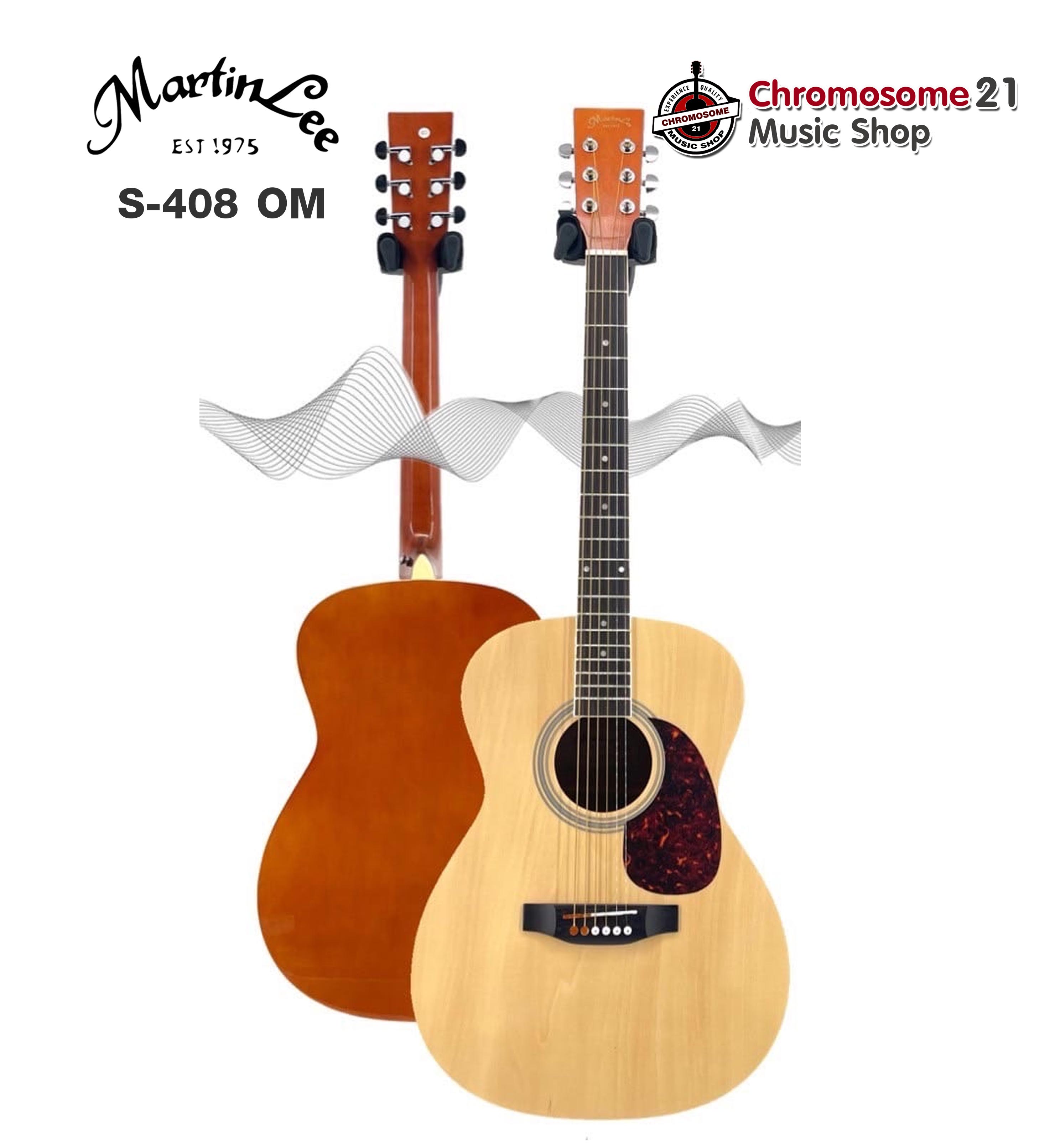 กีตาร์โปร่ง Martin Lee S-408 OM ขนาด 40 นิ้ว(สีไม้)