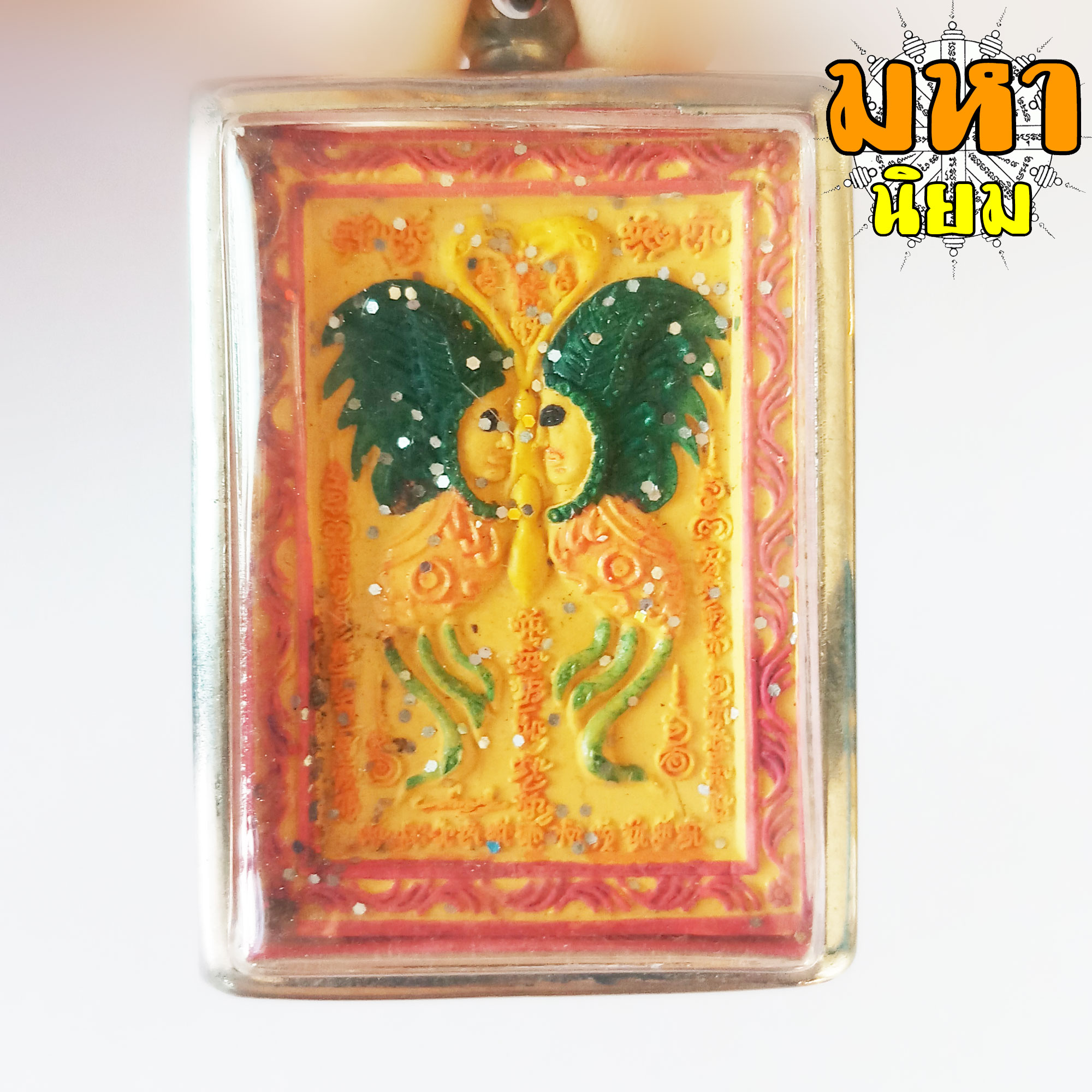 เทพสาริกาคู่หางเกี่ยว ครูบากฤษณะ วัดป่ามหาวัน จ.นครราชสีมา