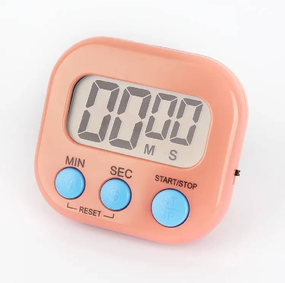 นาฬิกาจับเวลาดิจิตอล ที่จับเวลา / นับถอยหลัง ที่ตั้งเวลาทำอาหาร นาฬิกาจับเวลาในครัว