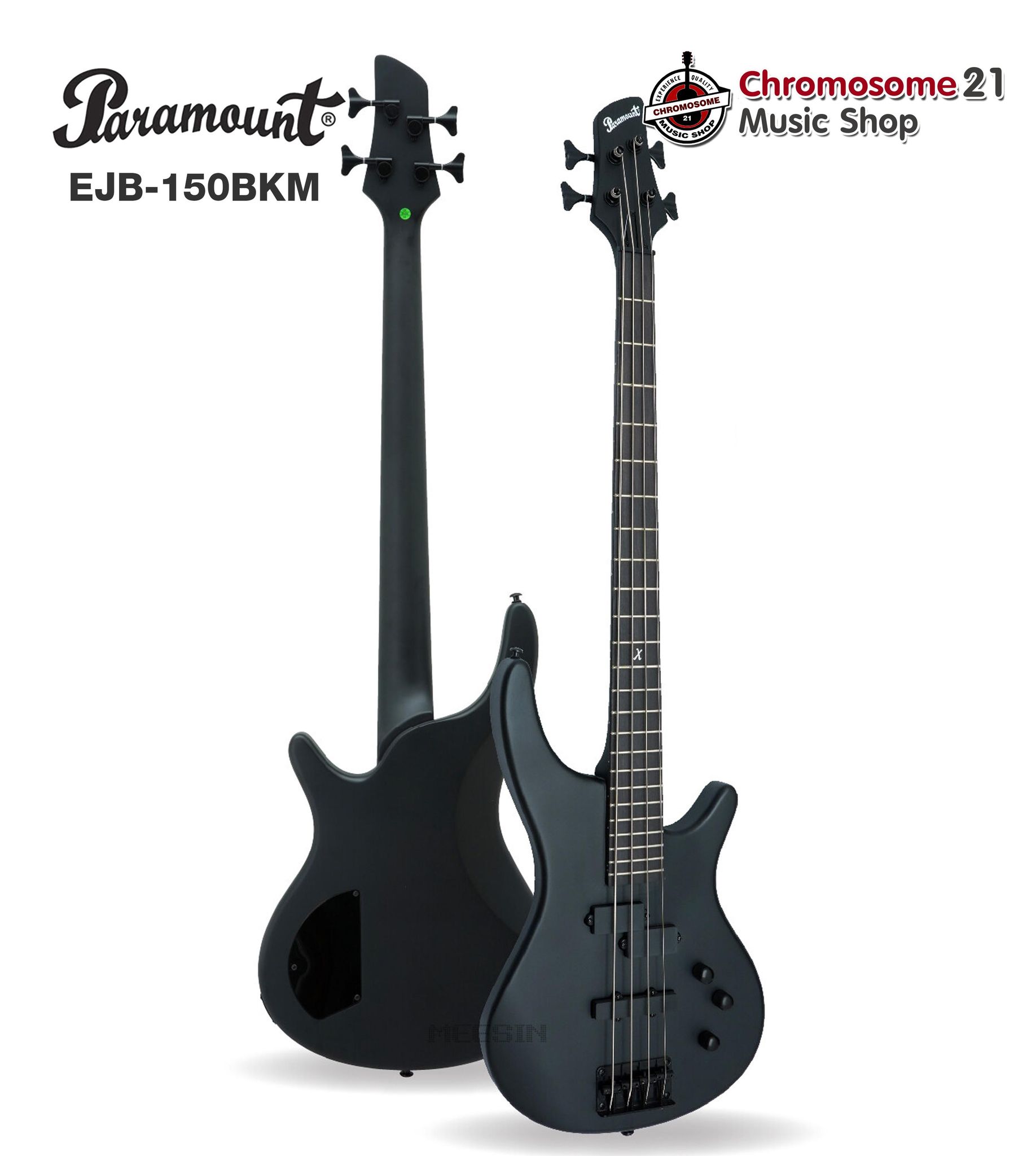 เบส Paramount ทรง Modern รุ่น EJB150-BKM (สีดำ)