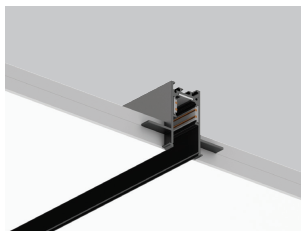 Force R Trimless Magnetic Track Rail