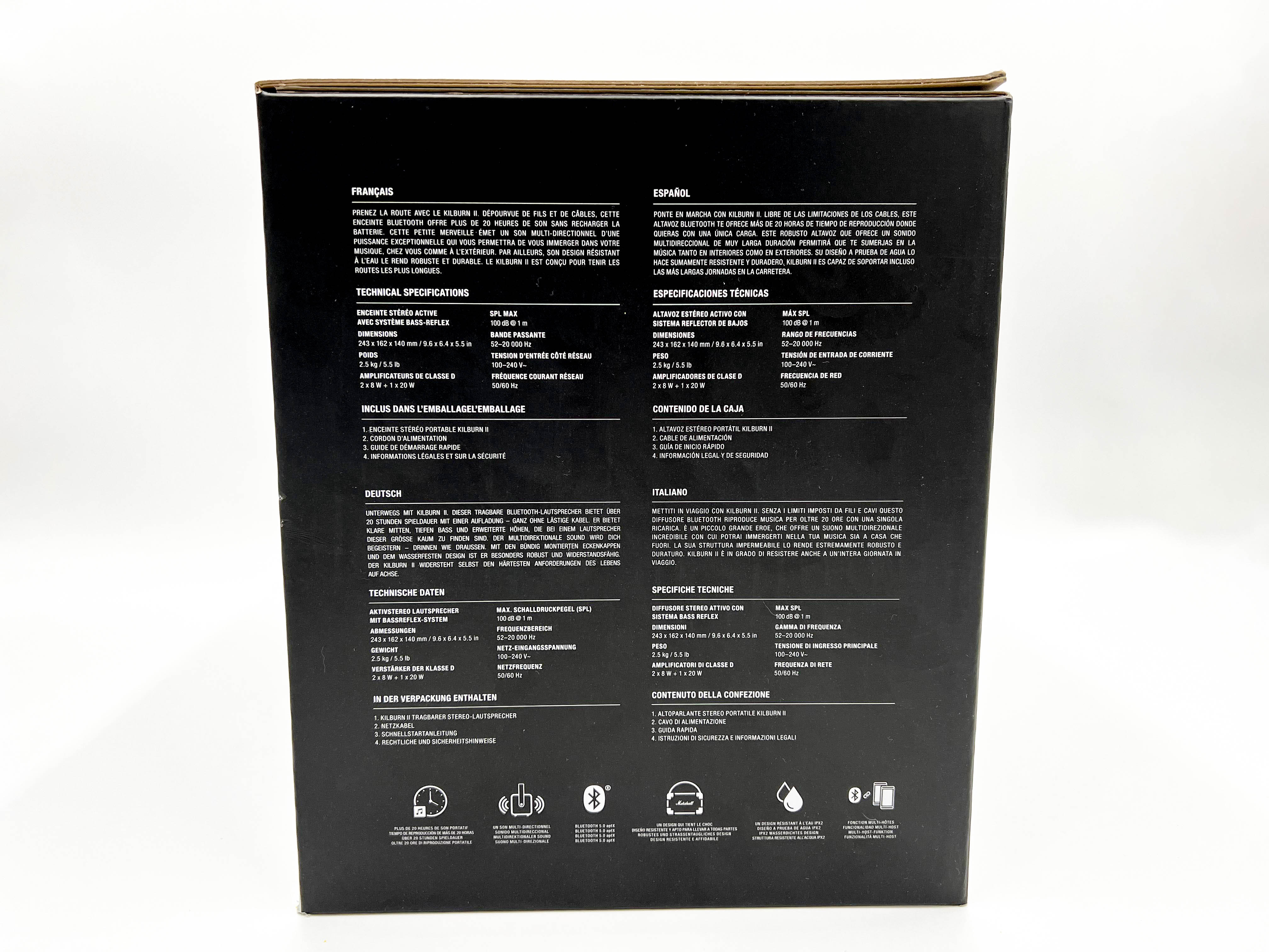 Marshall Kilburn II Bluetooth Black