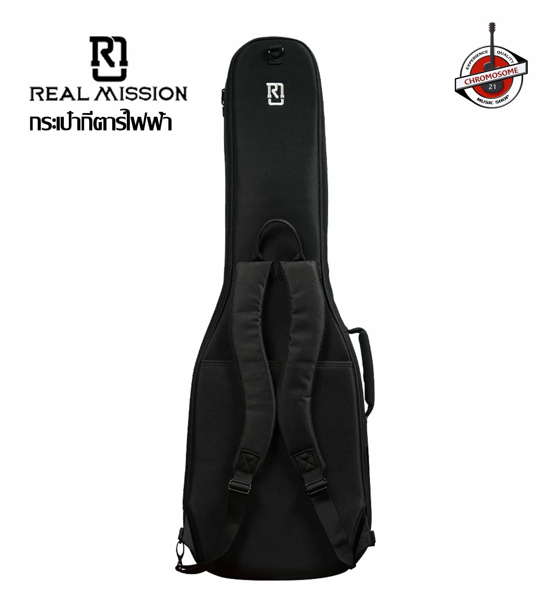 กระเป๋ากีตาร์ไฟฟ้า Real Mission Coolvox – สี Black