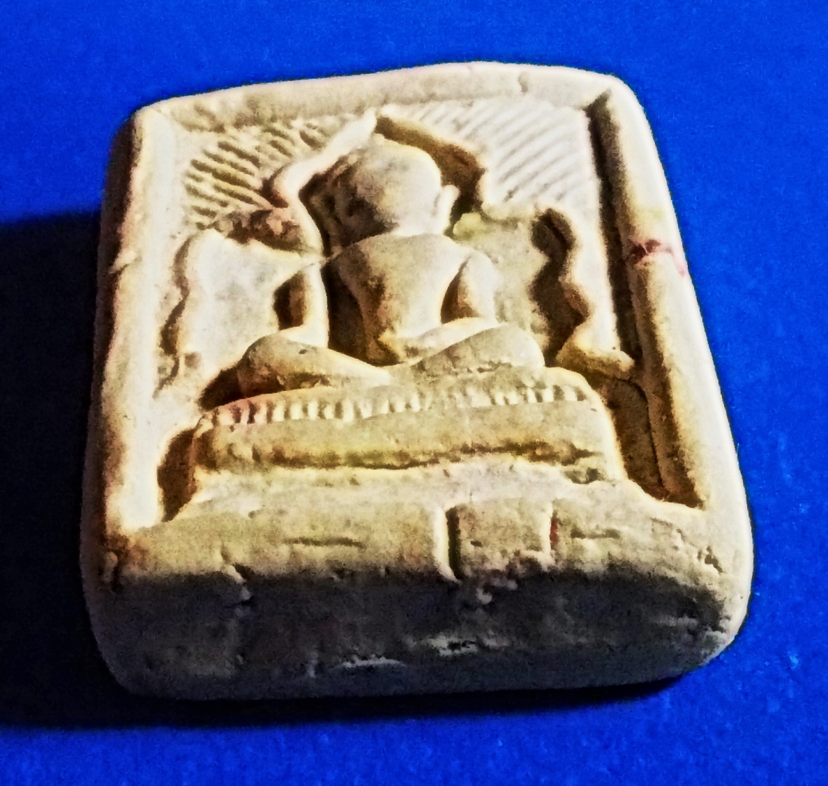 สมเด็จแหวกม่านพิมพ์ต้อ เนื้อผงน้ำมัน ลพ.กวย วัดโฆสิตาราม ชัยนาท #lnw937