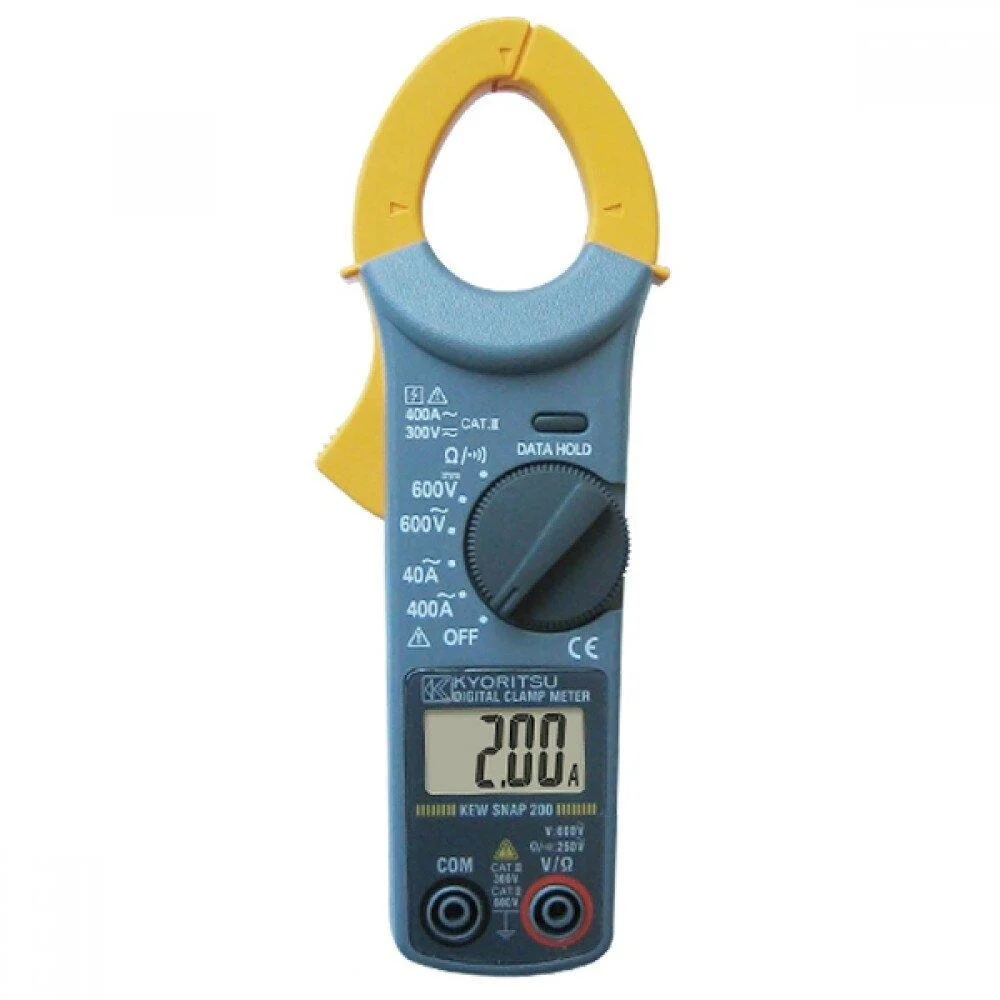 KYORITSU KEW SNAP 200 ดิจิตอลแคล้มมิเตอร์ Digital AC Clamp Meter KT200