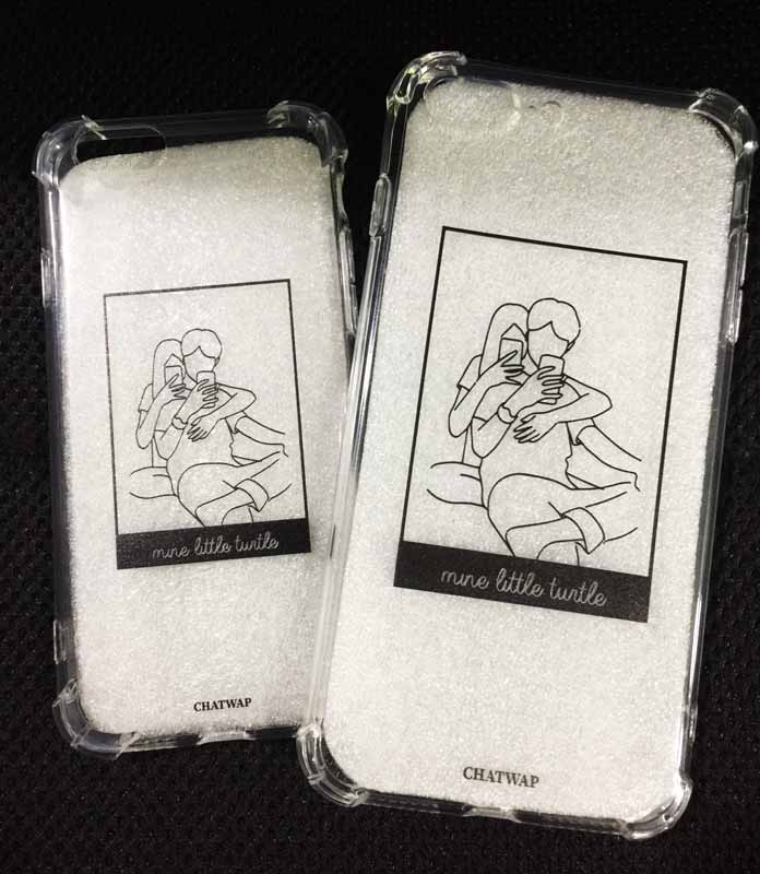 พิมพ์เคสมือถือ เคสโทรศัพท์ คู่รัก (เซต)