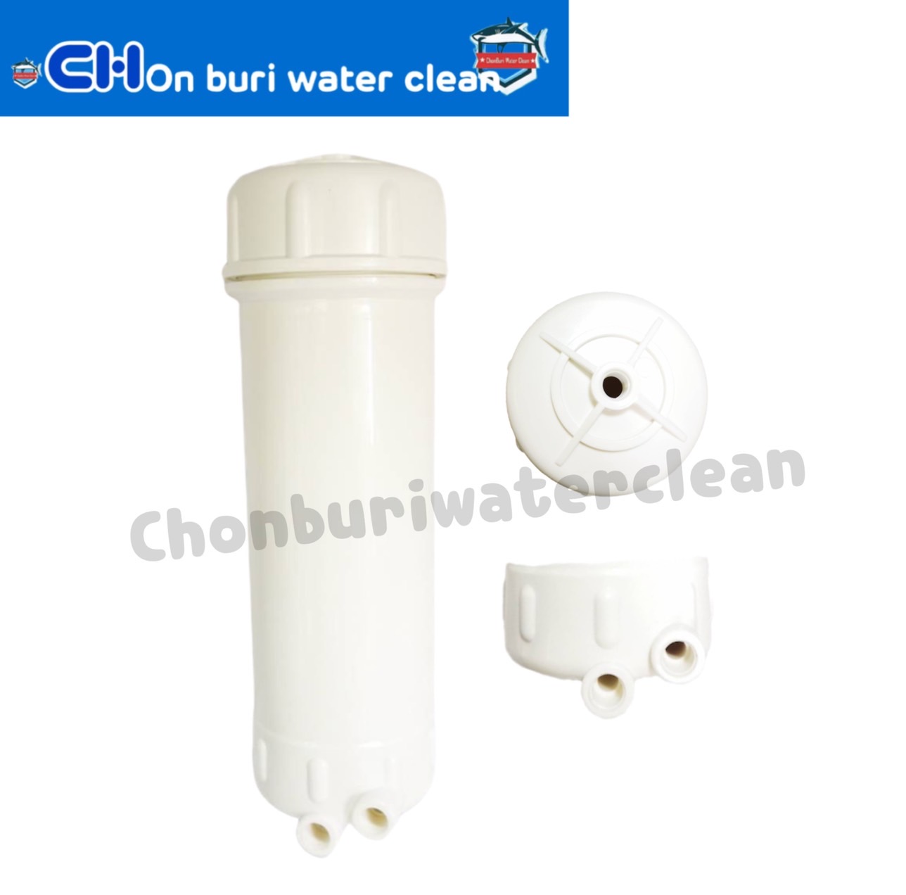 กระบอกกรองน้ำ Membrane Housing สำหรับแมมเบรนขนาด 200-300 GPD