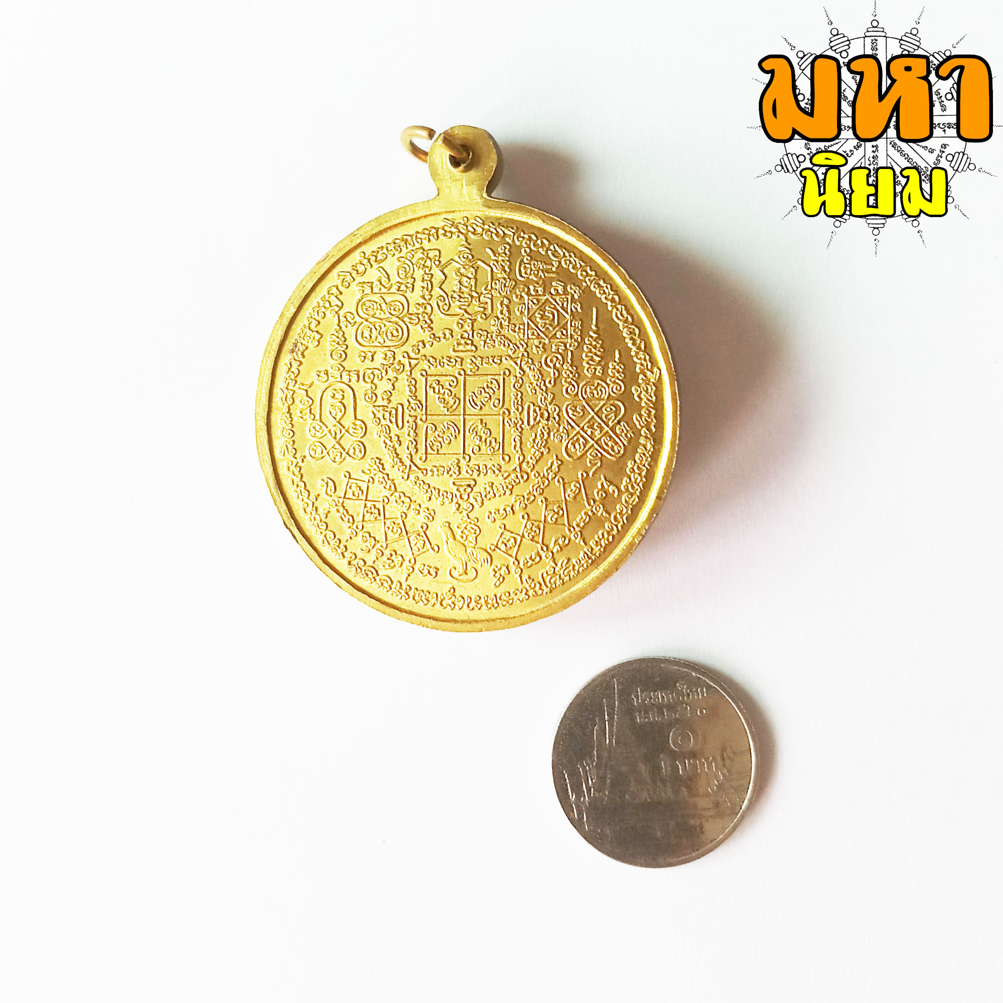 เหรียญประทานพร จิ๊กโก๋ใหญ่ หน้ากากทอง หลวงพ่อรวย ปาสาทิโก วัดตะโก จ.อยุธยา พร้อมกล่องอย่างดี