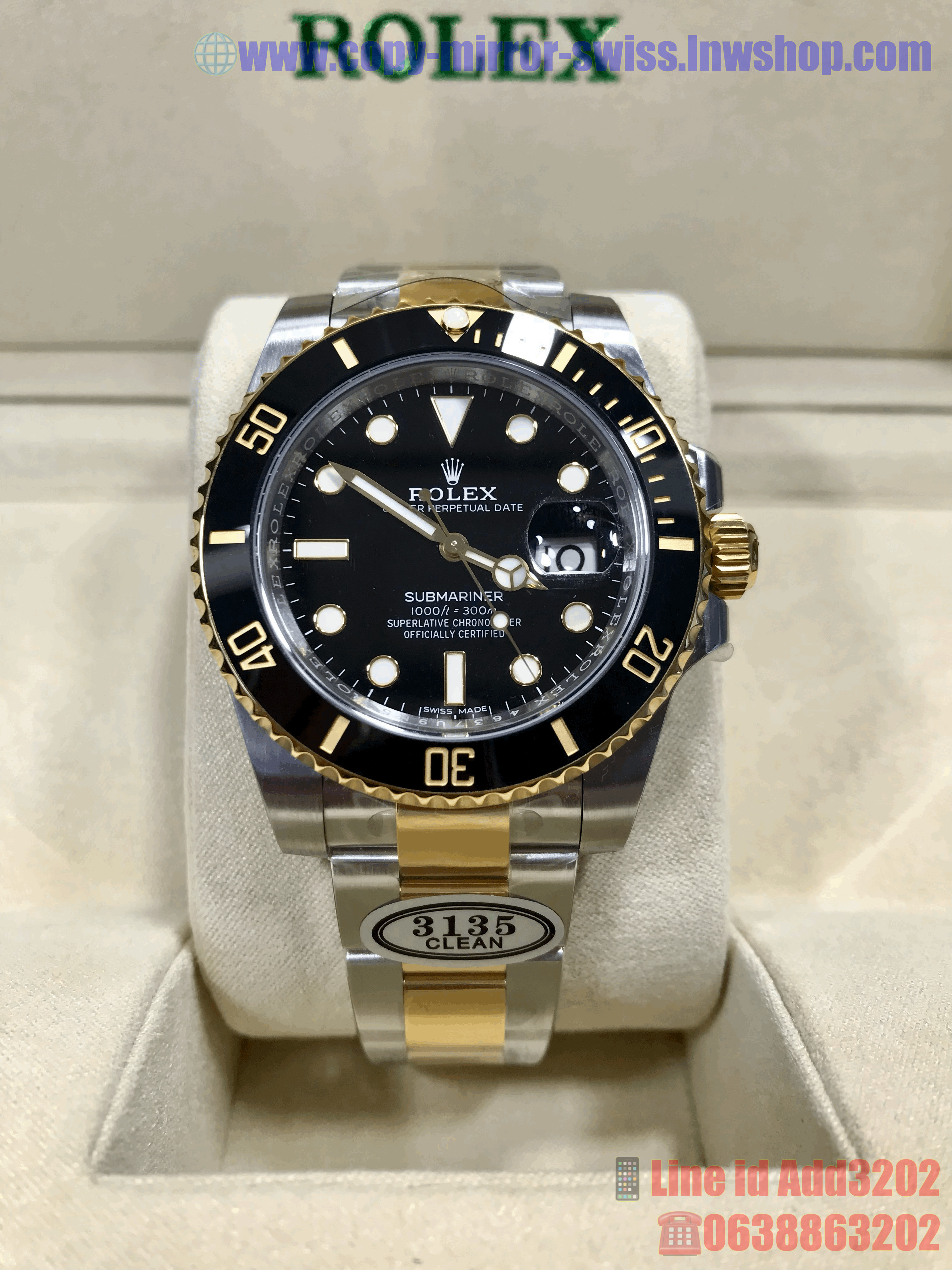 Rolex Submariner Date 40mm M116613LN (Swiss Clean)