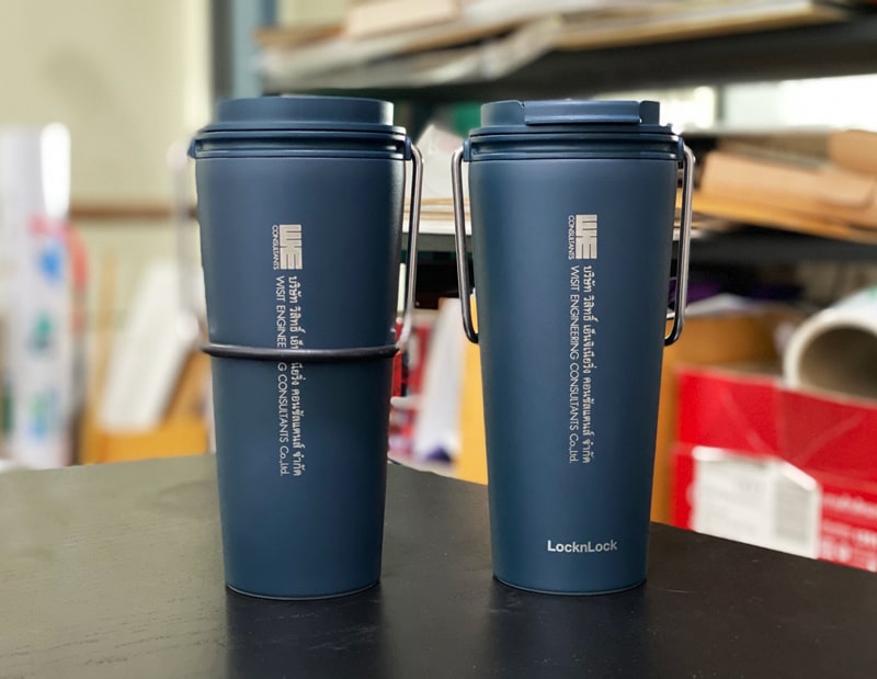 พิมพ์กระบอก lock n lock, สกรีนกระบอก lock n lock, ปริ้นท์ lock n lock