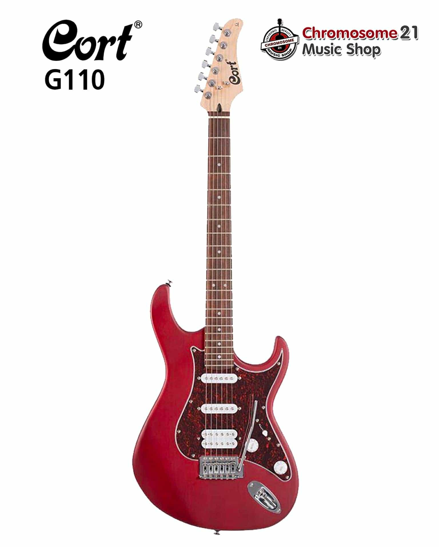กีตาร์ไฟฟ้า Cort G110 สี Open Pore Black Cherry