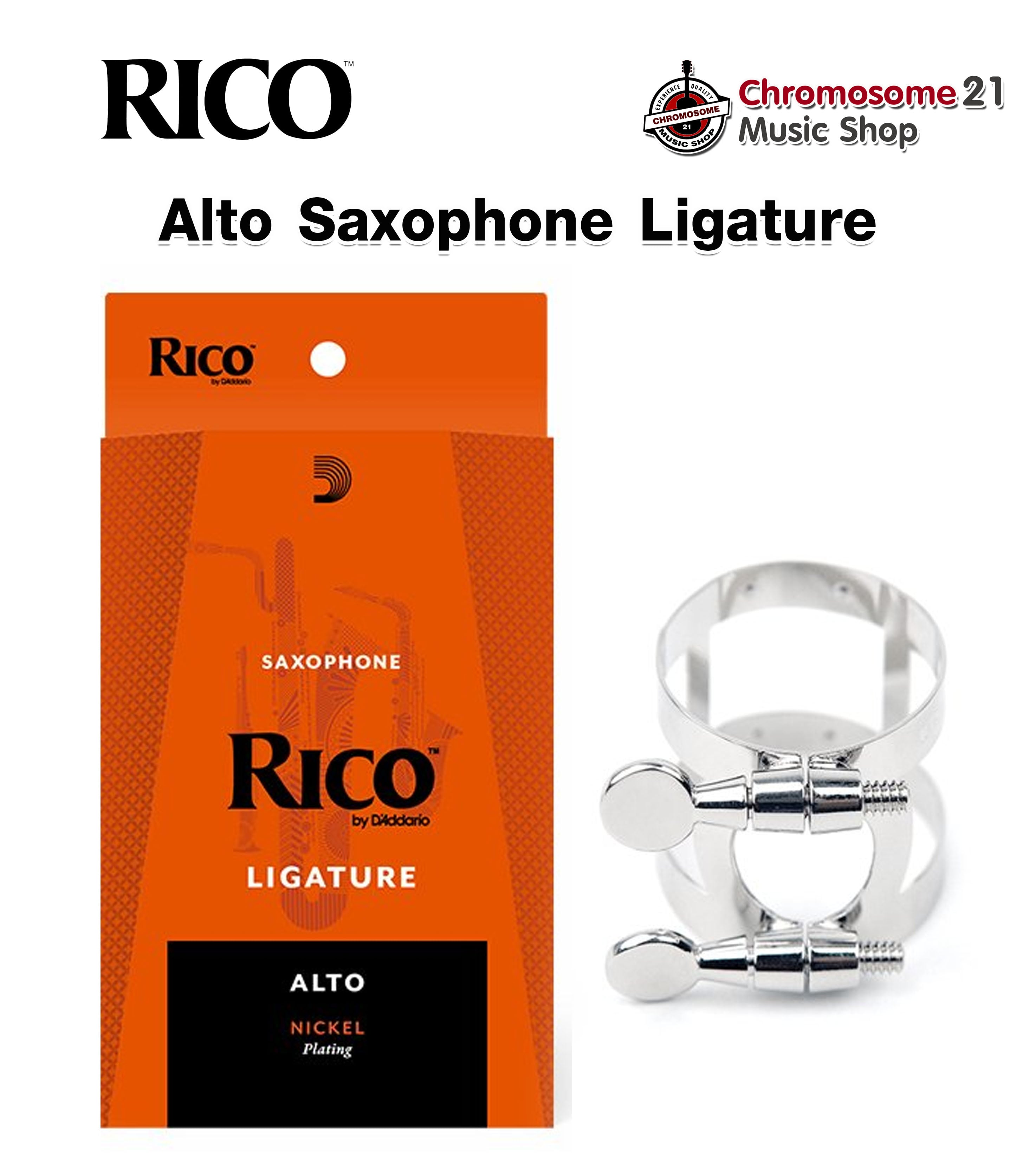 ที่รัดลิ้นอัลโต แซกโซโฟน Alto Saxophone Ligature รุ่น RAS-1LN