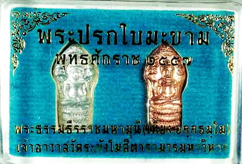 พระปรกใบมะขาม รุ่นแรก เจ้าคุณเที่ยง วัดระฆัง ปี 2557 #lnw567