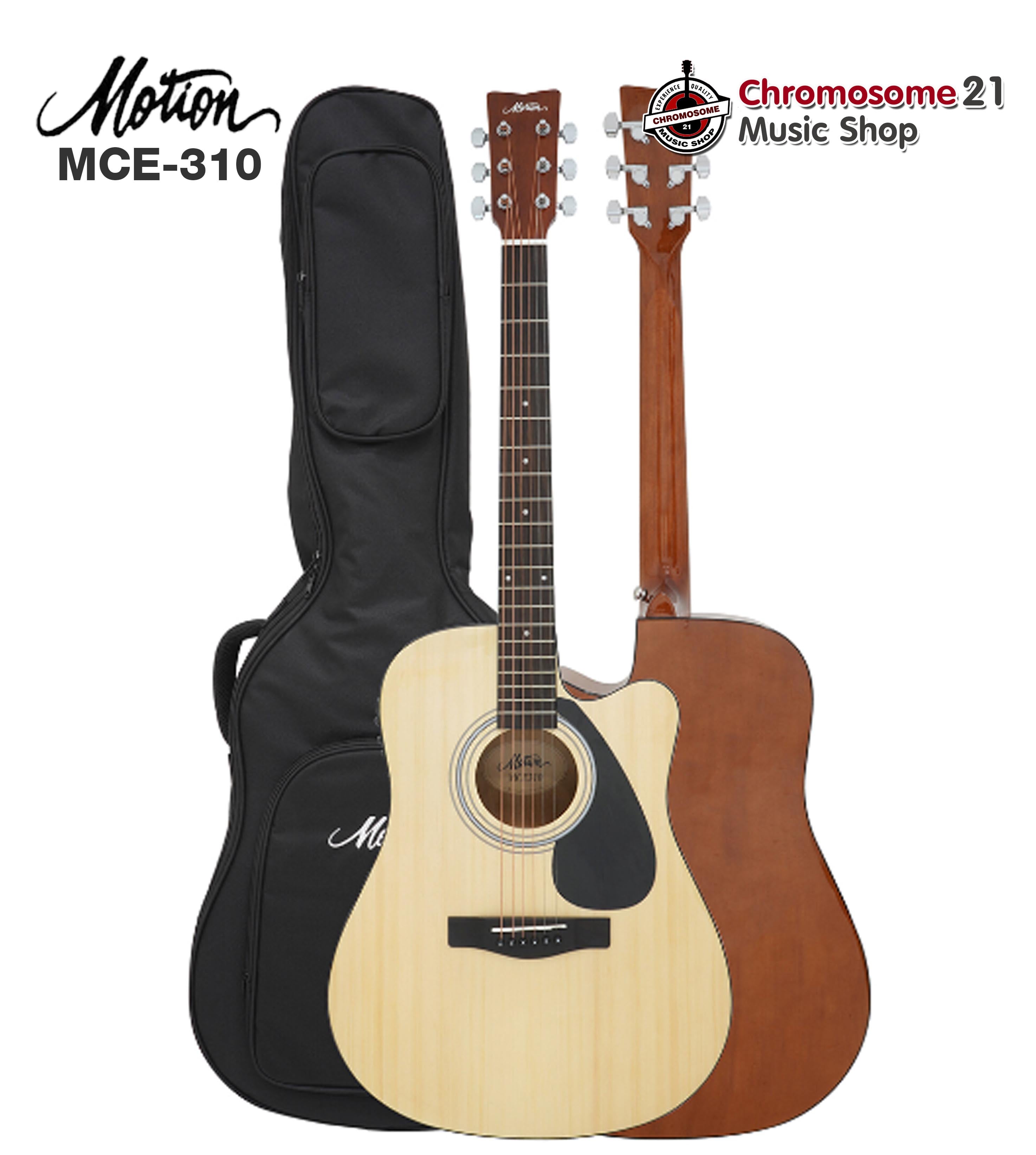 กีตาร์โปร่งไฟฟ้า Motion MCE310