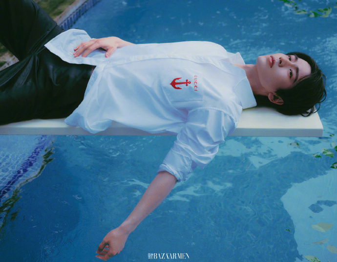 Pre - นิตยสาร Harper's Bazaar Men จางหลิงเฮ่อ zhanglinghe 2025+ การ์ด