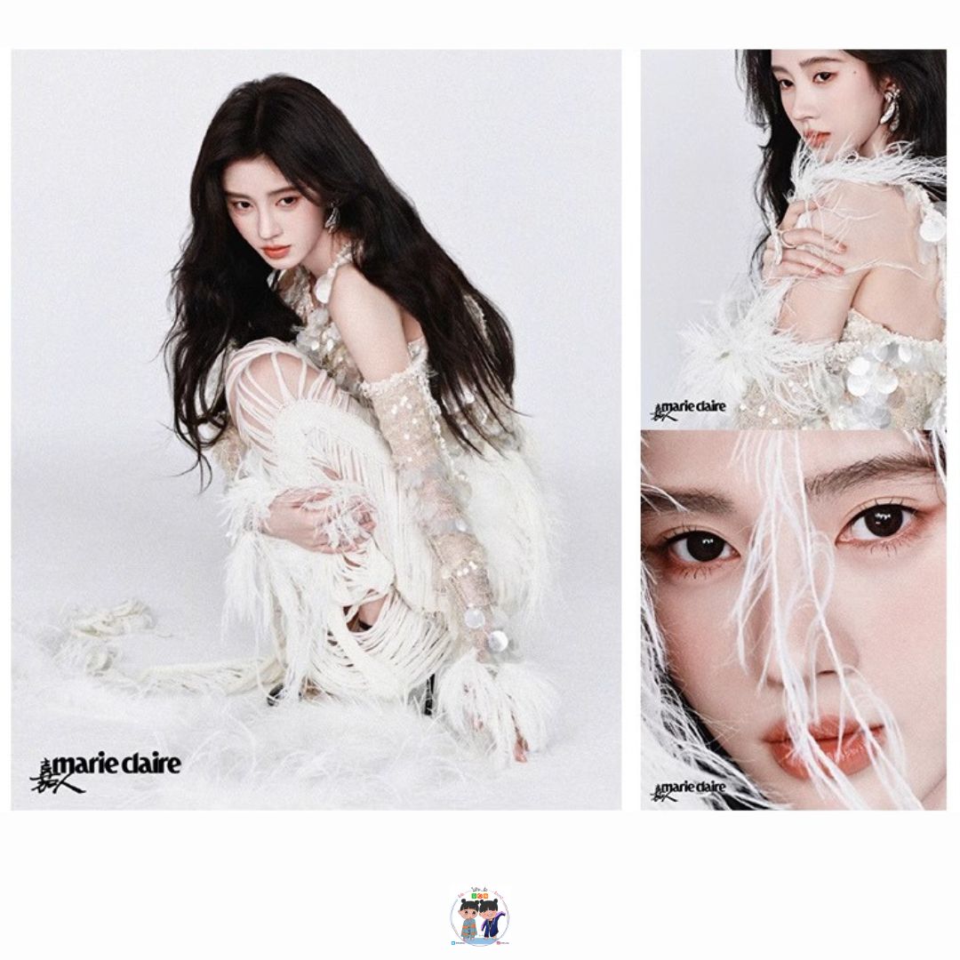 Pre - นิตยสาร marie claire หน้าภายใน จวีจิ้งอี JuJingYi เสี่ยวจวี 2024(สุ่มปก)