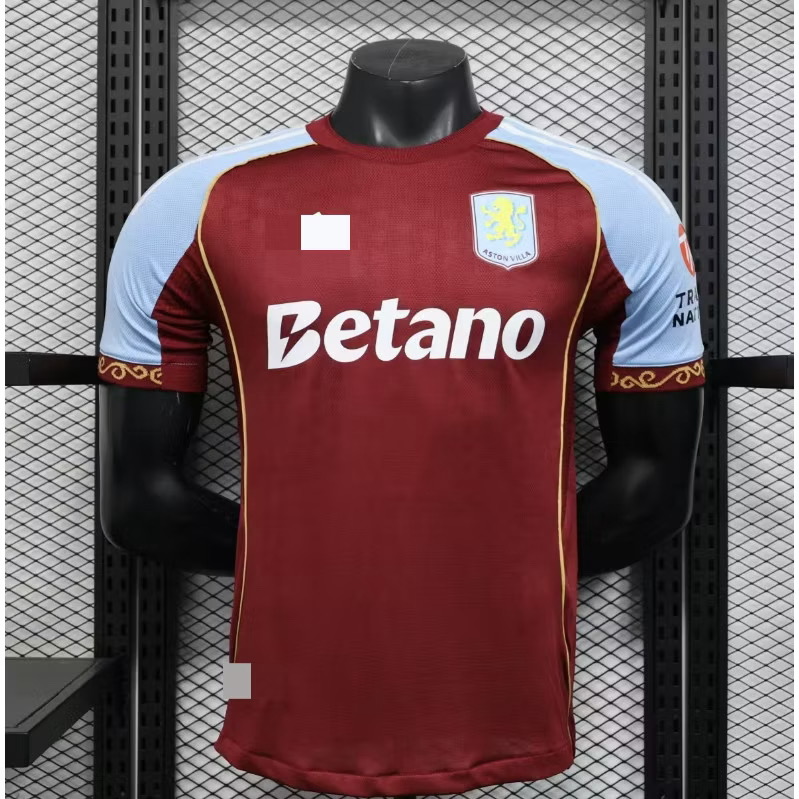 2025-26 เสื้อฟุตบอลเเอสตัน วิลล่า 3 สี สำหรับผู้ชาย Player Edition เกรดนักเตะ Size S-2XL