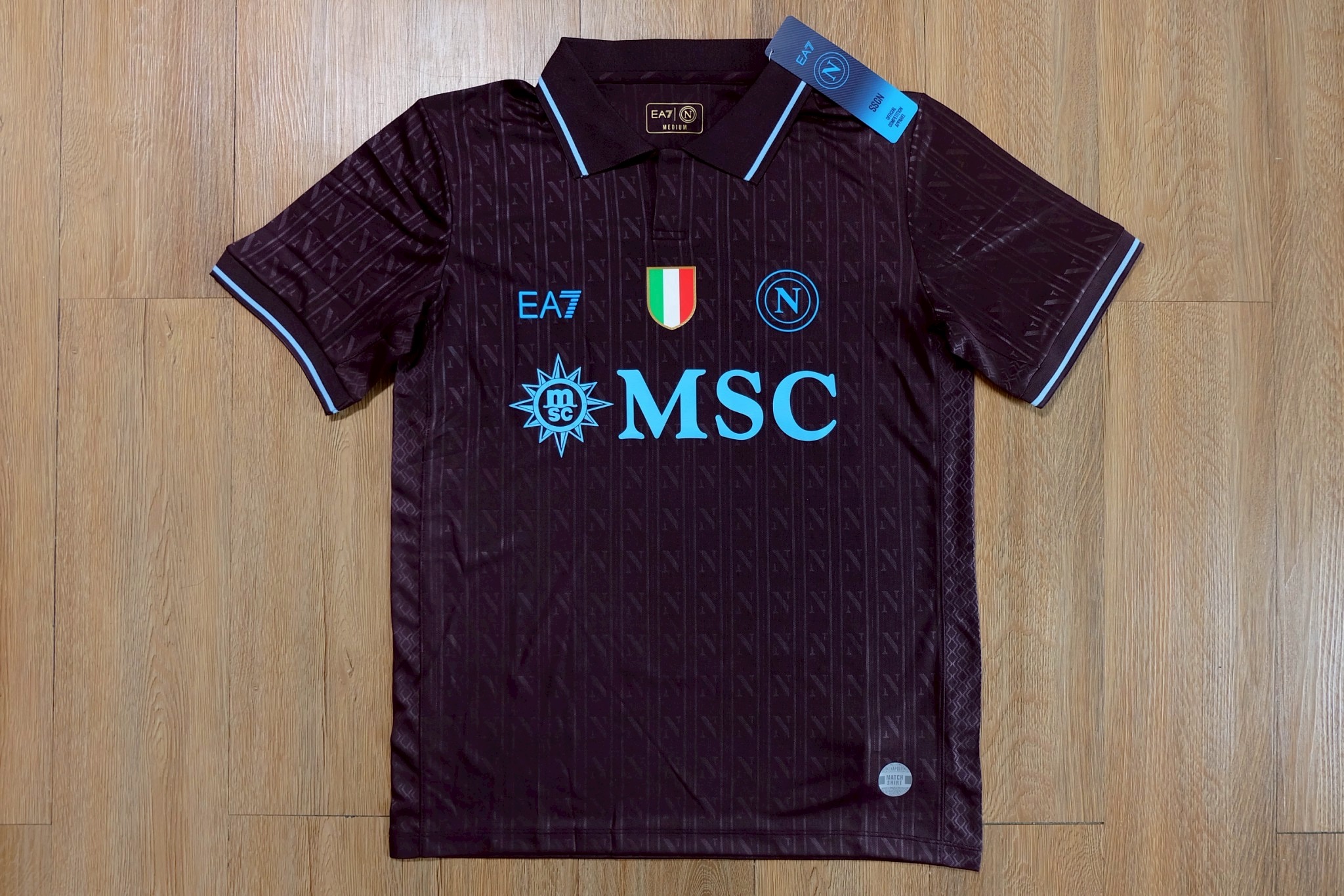 มาใหม่เสื้อฟุตบอล นาโปลี สีดำ เกรดแฟนบอล 2025