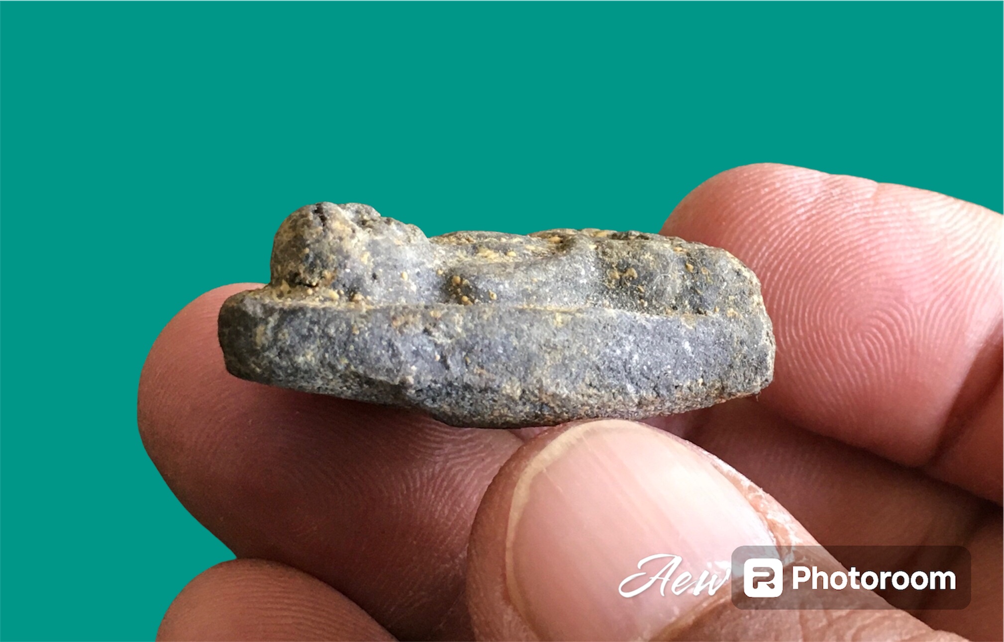 พระหลวงพ่อทวด เนื้อว่าน พิมพ์ใหญ่ หัวขึดไหล่จุด ปี 2497