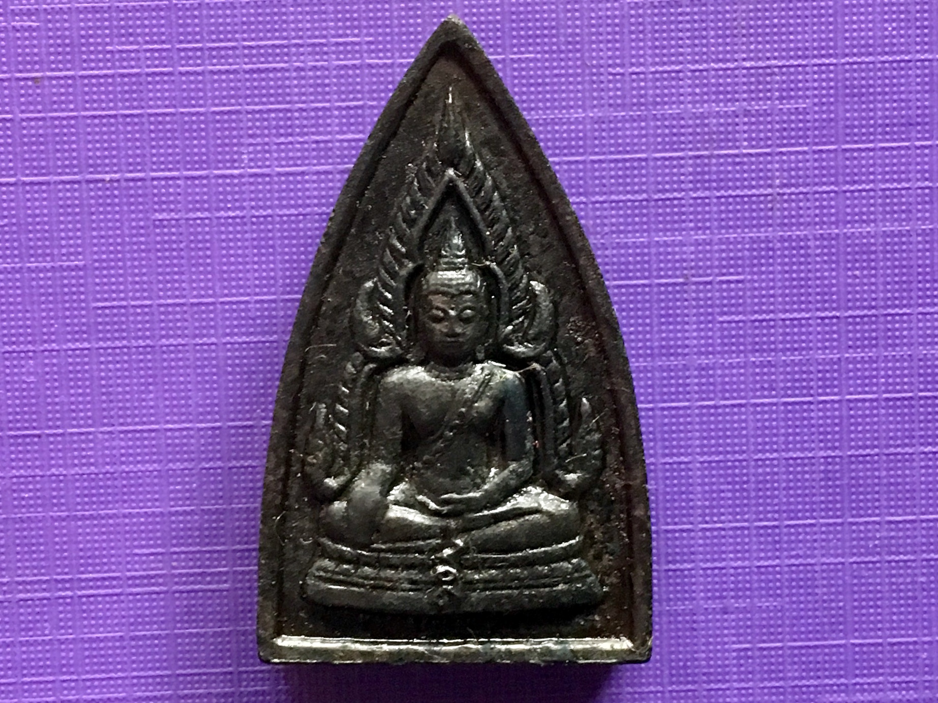 พระพุทธชินราช แร่บางไผ่ พิมพ์สองหน้า มี ส. วัดนครอินทร์ ปี2539