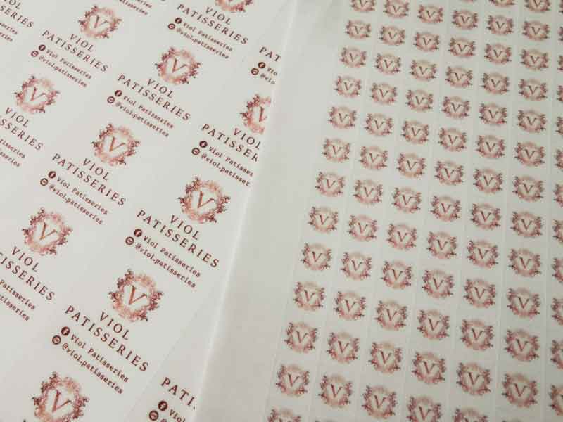 สติ๊กเกอร์ ฉลากสินค้า PVC ใส