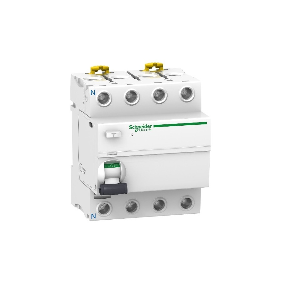 Schneider อุปกรณ์สำหรับต่อเสริมตู้โหลดเซ็นเตอร์ Extension Box iID RCCB 4 Pole รหัส A9R ป้องกันไฟดูด ไฟรั่ว (AC Type)