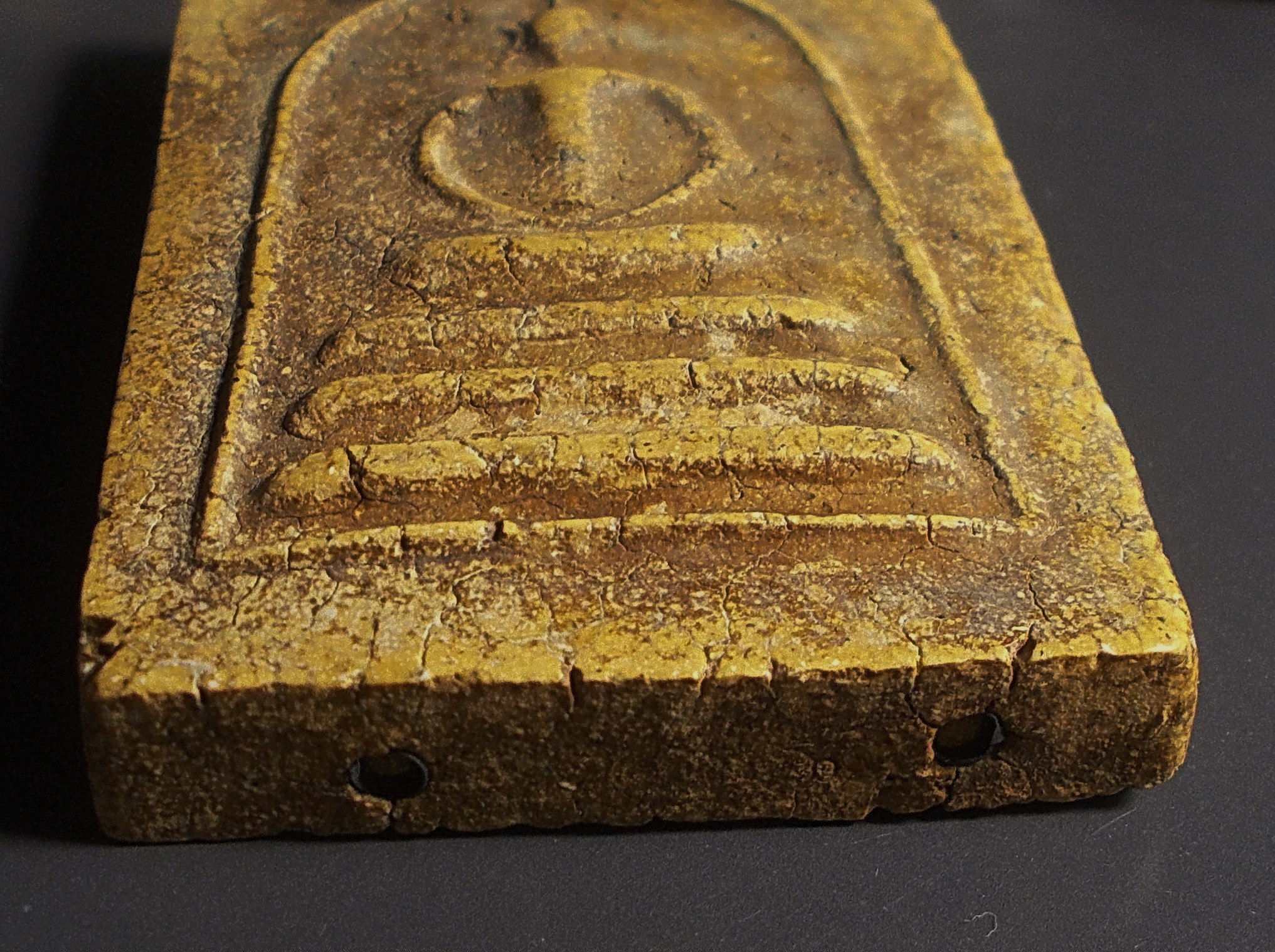 สมเด็จหูบายศรี พิมพ์ใหญ่ ฐานสามชั้น หลวงปู่เทียน วัดโบสถ์ ปทุมธานี ฝังตะกรุด 2 ดอกปี 2506 (ขายแล้ว)