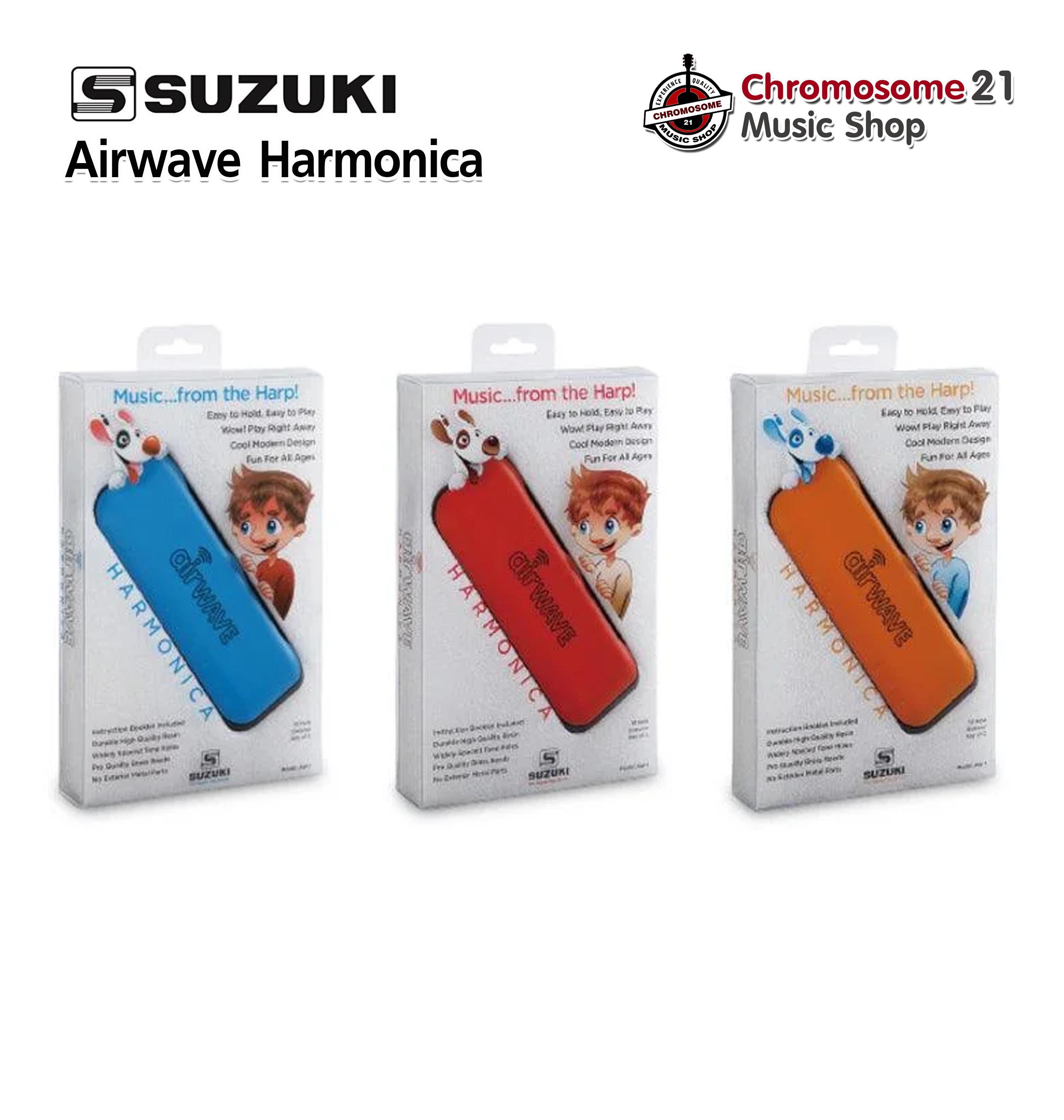 ฮาร์โมนิก้า เมาท์ออแกน Suzuki Air Wave Harmonica Diatonic 10 ช่อง คีย์ C