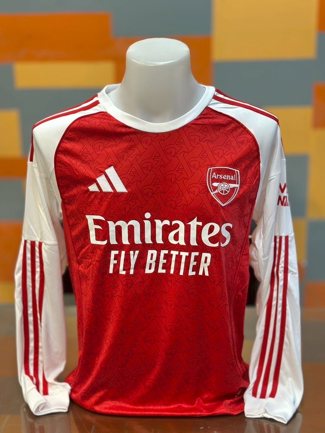 มาใหม่เสื้อฟุตบอล ARS เเขนยาว สีเเดง เกรดแฟนบอล 2025
