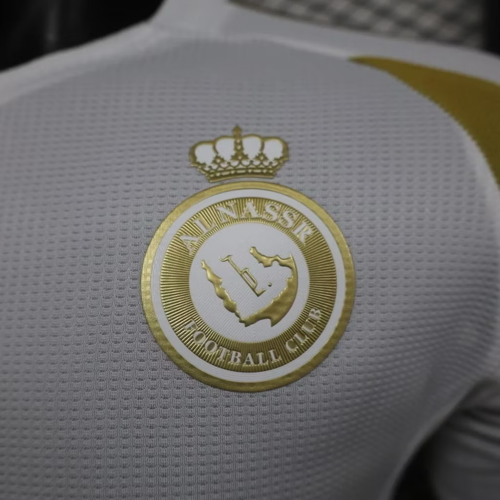 2025-26 เสื้อฟุตบอลอัล นาสเซอร์ สีขาว สำหรับผู้ชาย Player Edition เกรดนักเตะ Size S-2XL