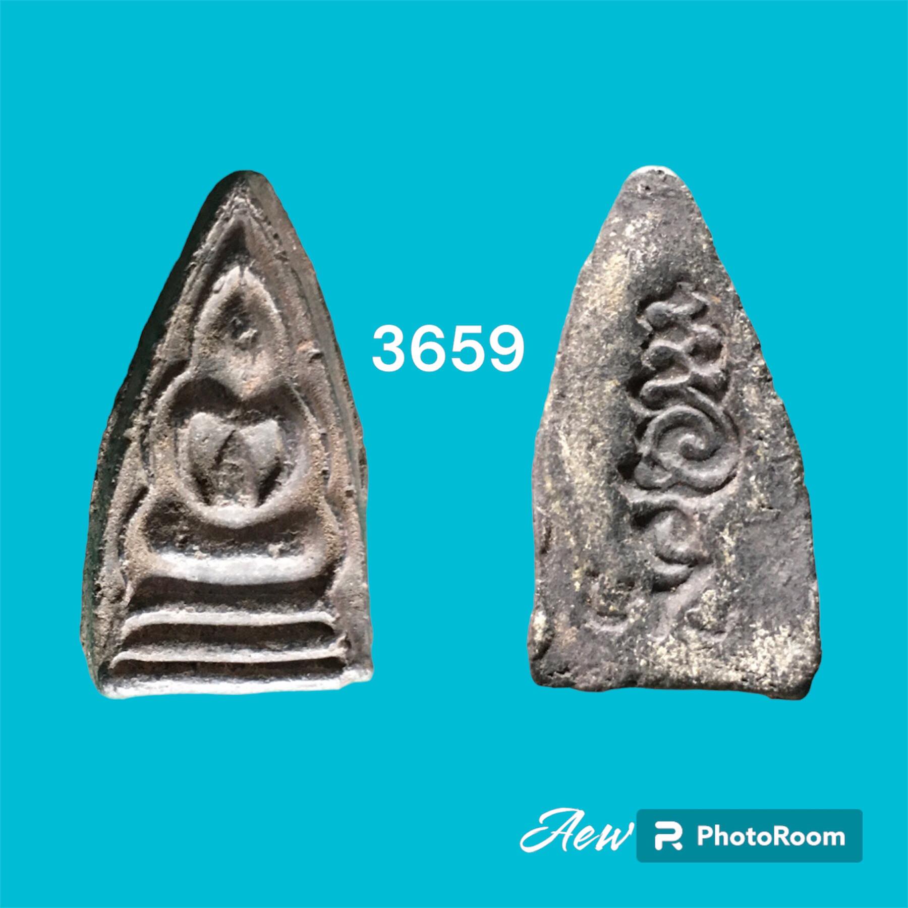 พระกลีบบัวเนื้อครั่ง หลวงพ่ออุ้น วัดตาลกง เพชรบุรี