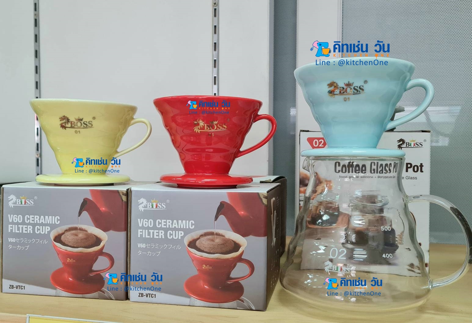 ดริปเปอร์ แก้วดริปกาแฟ แก้วรองดริปกาแฟสด ZB-VTC1 ถ้วยกรองดริปเซรามิก กรวยดริป ถ้วยดริป ดริปกาแฟ Drip