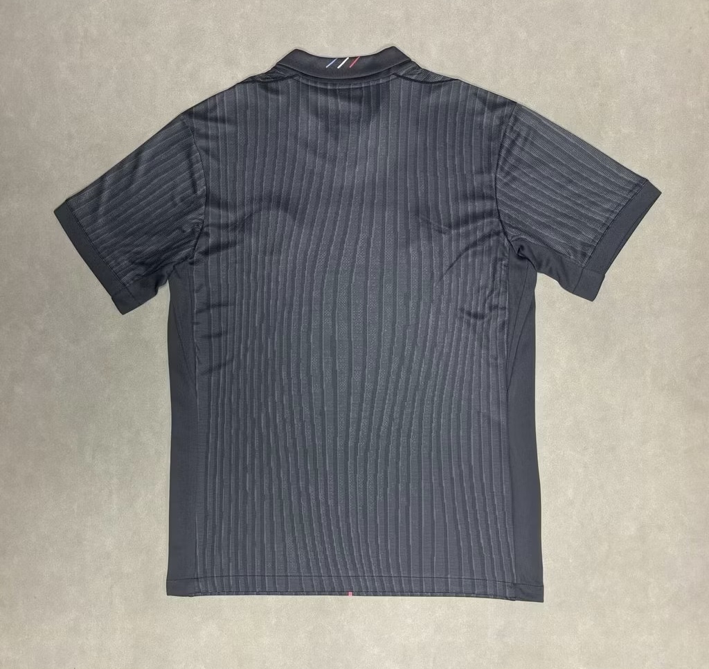 2025-26 เสื้อฟุตบอลเปแอซเซ สีดำ สำหรับผู้ชาย Fans Edition เกรดแฟนบอล SIZE S-2XL