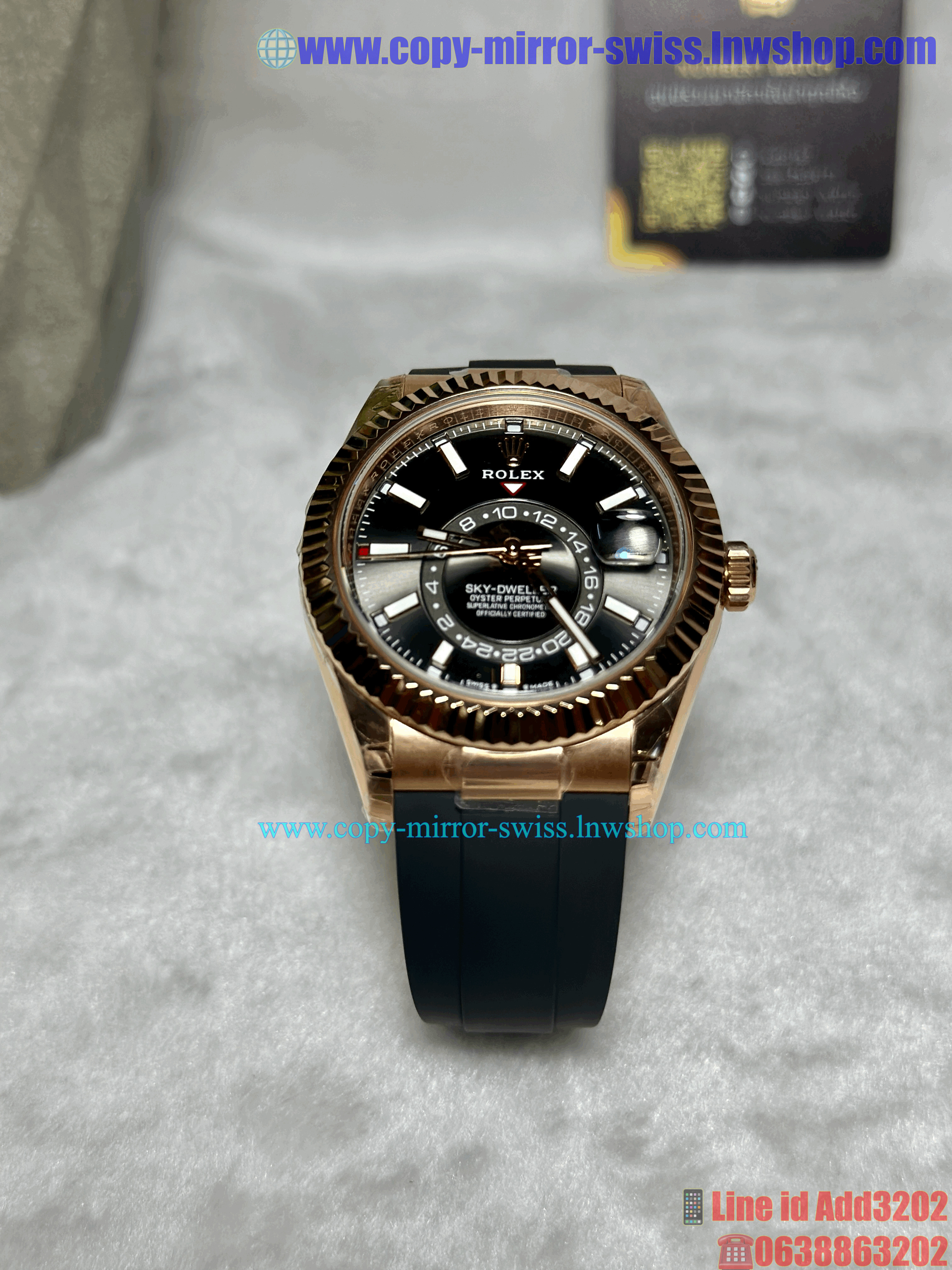 Rolex Sky-Dweller Everose Gold 326235 (Swiss ZF)