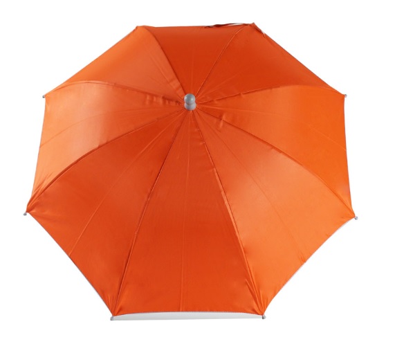 ร่มตอนเดียว 16 นิ้ว สีส้ม