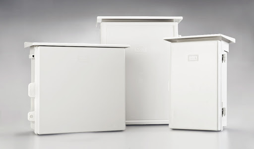 NANO ตู้กันน้ำพลาสติกมีที่กันฝน ELECTRICAL ENCLOSURE WITH RAIN HOOD