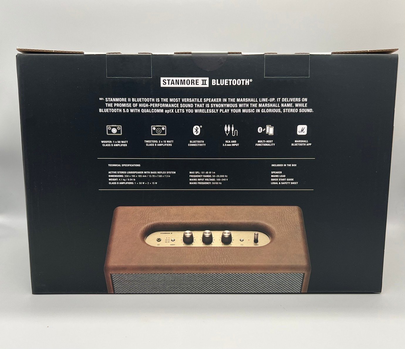 Marshall Stanmore II Bluetooth Speaker Brown