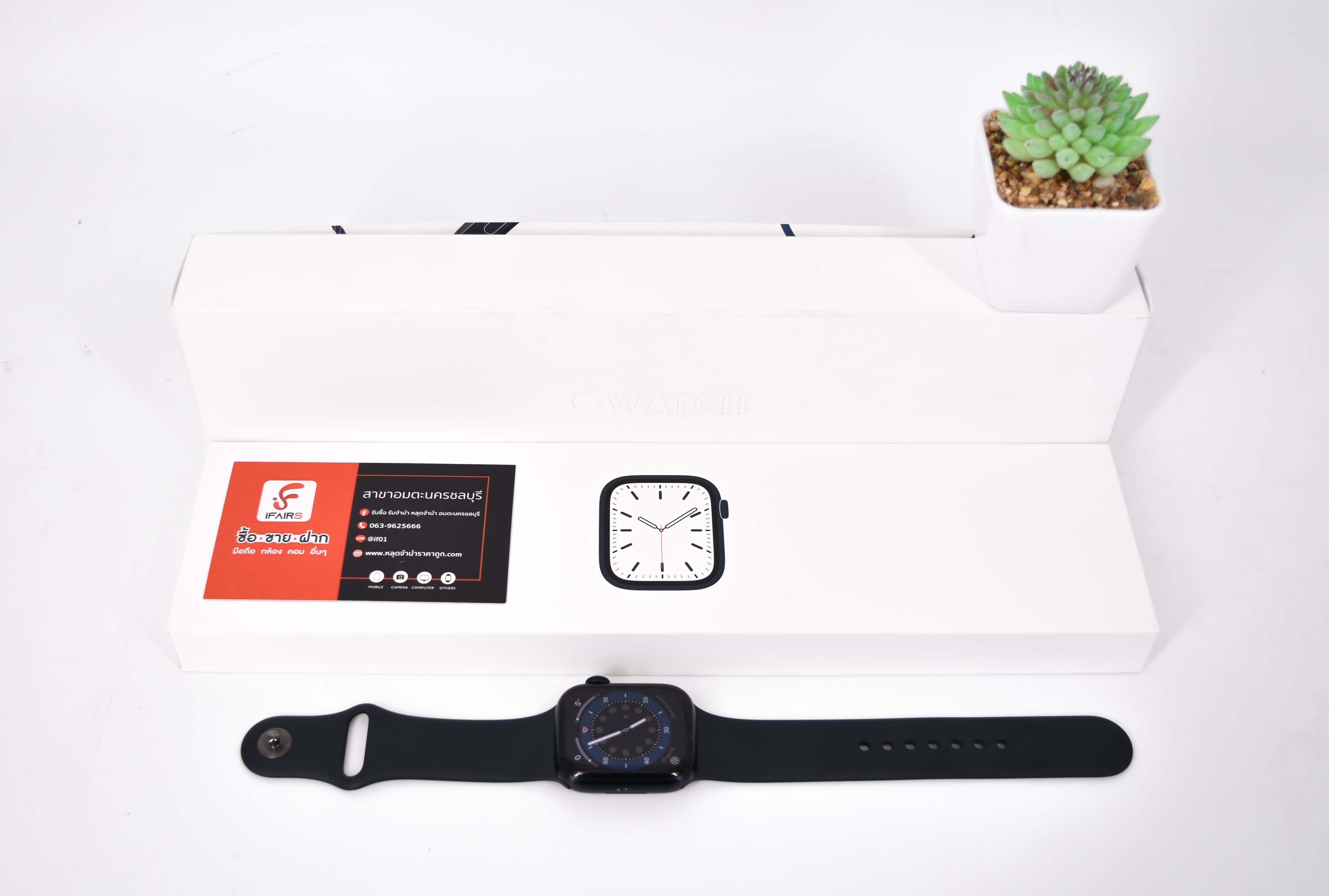 Apple Watch Series 7 GPS อะลูมิเนียม 41 มม. สี Midnight