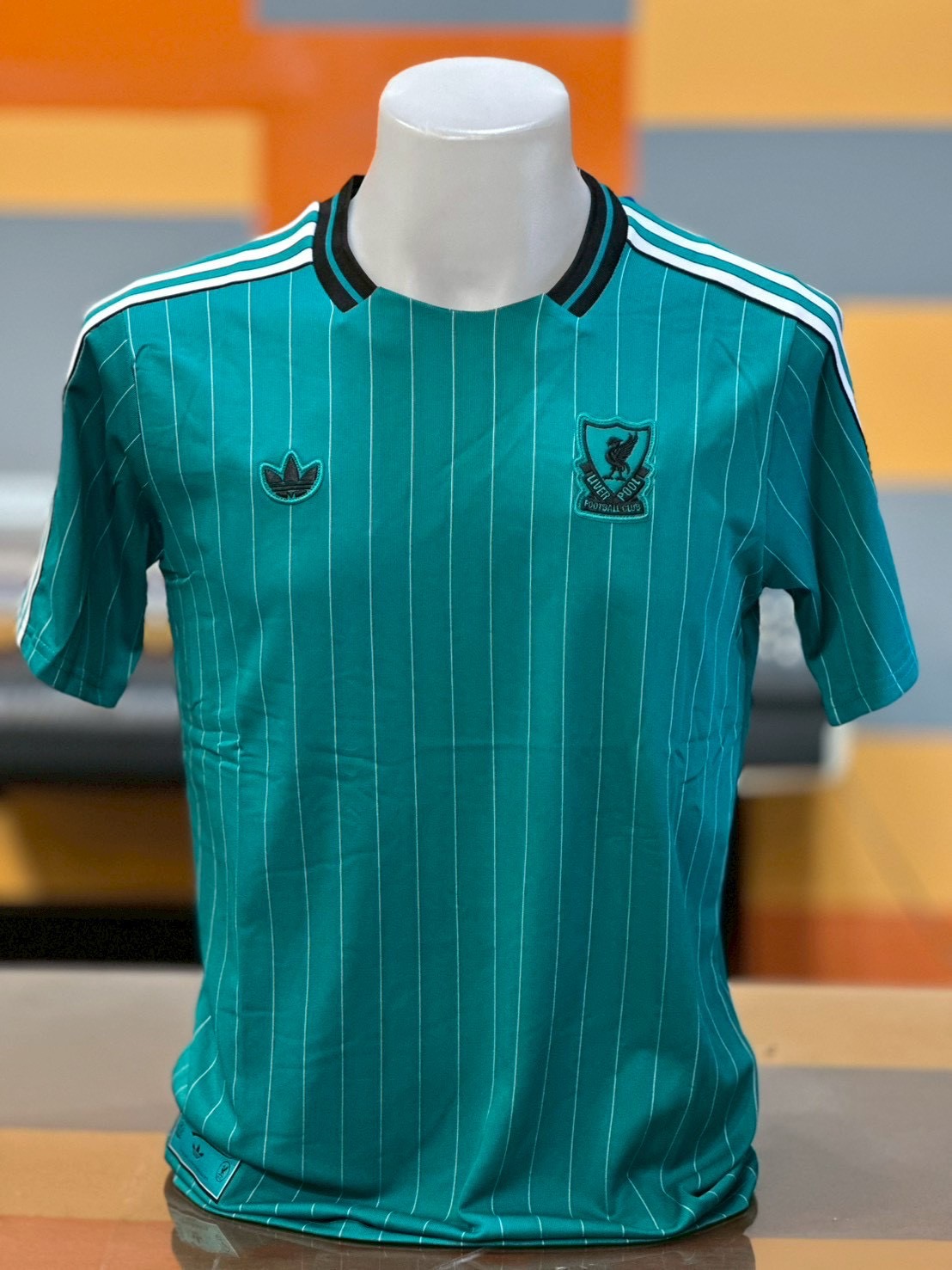 เสื้อฟุตบอล Terrace Icons ปี 2025/26 สโมสรลิเวอร์ สีเขียว เกรดแฟนบอล พรีเมี่ยม💯