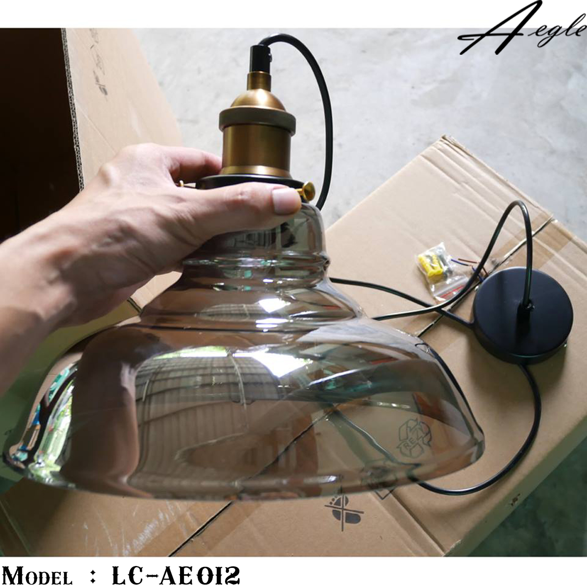 โคมไฟห้อยเพดาน Smoke gray