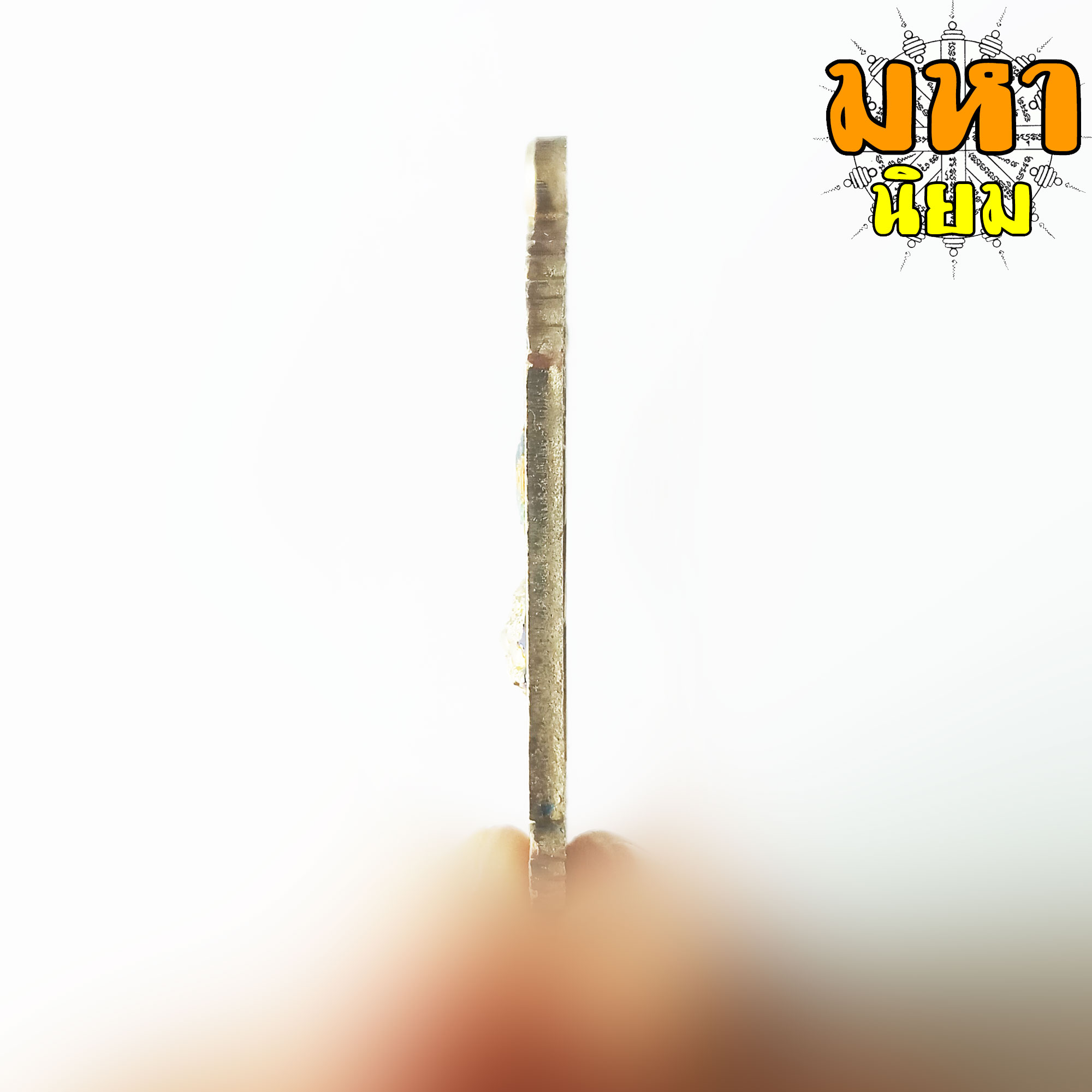 เหรียญกันชง เสือคาบดาบ ลงยาสี หลวงพ่ออิฐ วัดจุฬามณี จ.สมุทรสงคราม