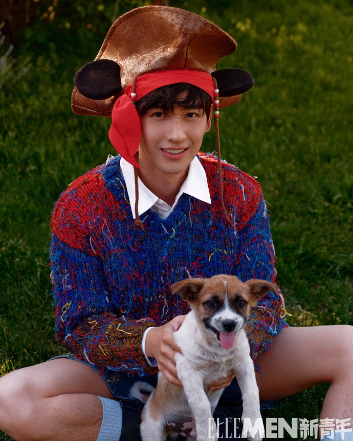 Pre - นิตยสาร ELLEMEN หวงจวิ้นเจี๋ย Huangjunjie 2024+การ์ด 4