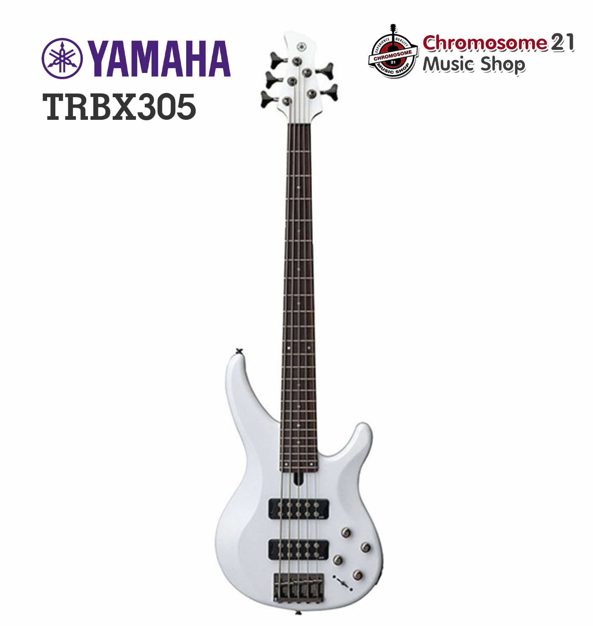 เบส5สาย Yamaha TRBX305 (Active) สี White