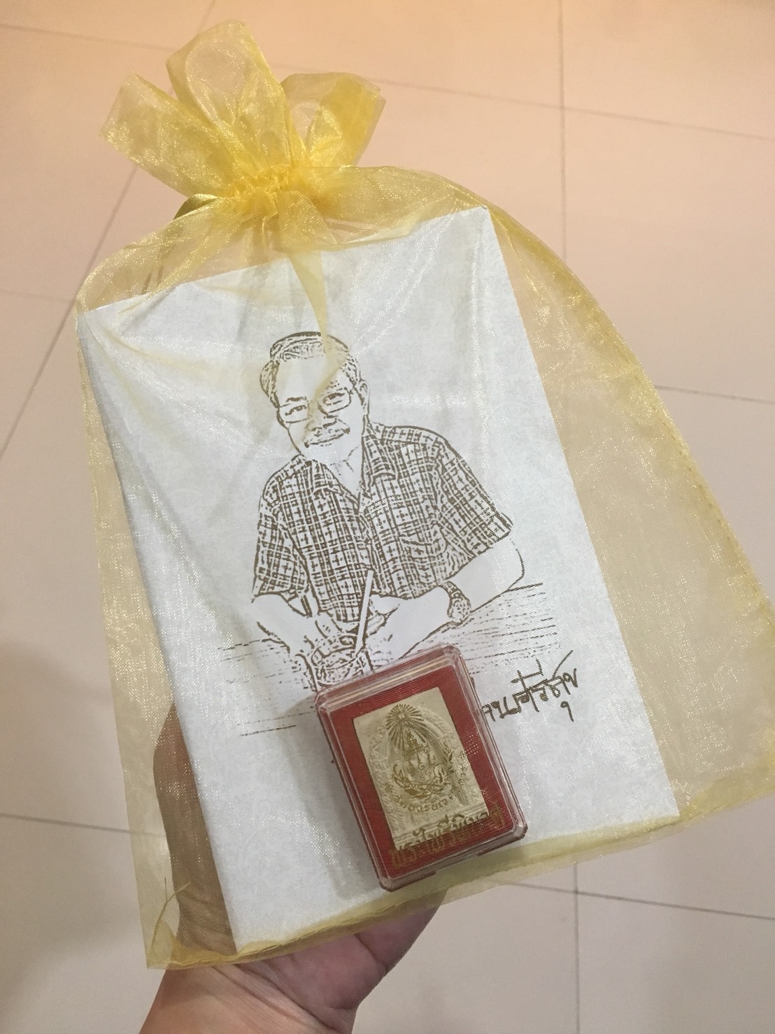 ขายยกร้อย ถุงไหมแก้ว ใส่หนังสือที่ระลึก